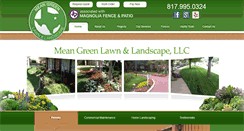 Desktop Screenshot of meangreenlawncare.com